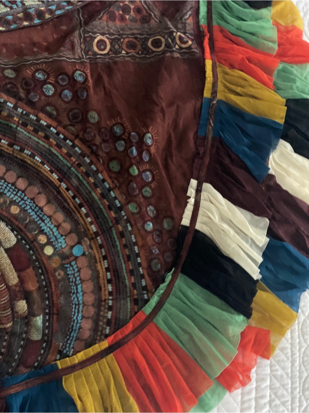 Jean Paul Gaultier Brown Multi-Color Patterned One-Piece Swimsuit - Picture 11 of 14